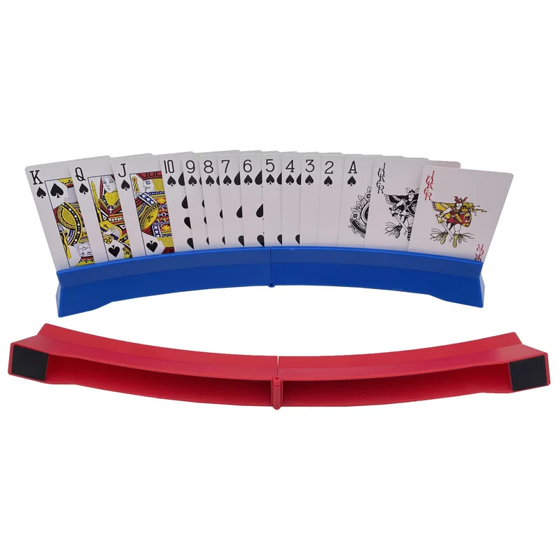 Playing Cards Playing Card Holder Safe Plastic Lazy Creative Poker Card Stand Holders Base Playing Cards Support Poker Clip Organize Hand For Easy Play Board Game