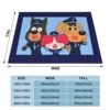 Sheriff Labrador Throw Blanket Multi-Purpose Bed linens christmas blanket 2