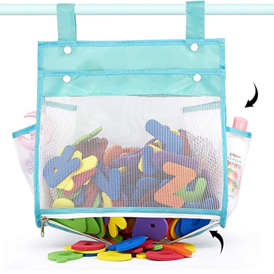 3 Colors Available Bathroom Toys Storage Bag Multifunctional Toy Storage Hanging Bag Bathroom Hanging Organizers storage bag