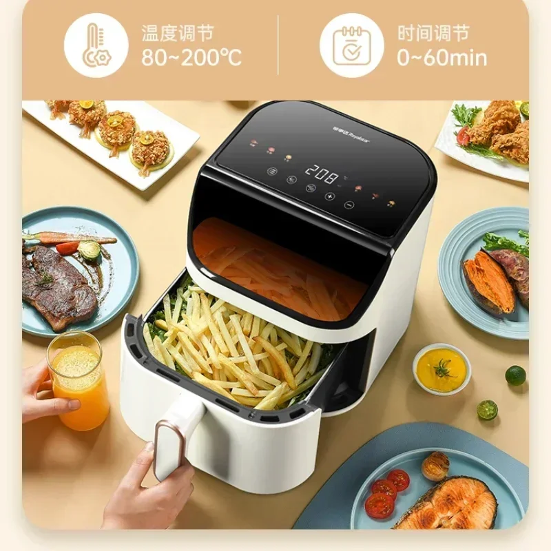 Visual Air Fryer & Multifunctional Electric Oven. Deep Fryer. Fully Automatic. Intelligent for Delicious Roast Chicken. 3