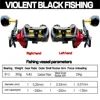 Ultra Light Baitcasting Fishing Reels Long Casting Carbon Frame 8+1BB 6.4:1 Gear Ratio Deep Spool Sea Jigging Fishing for Carp 4