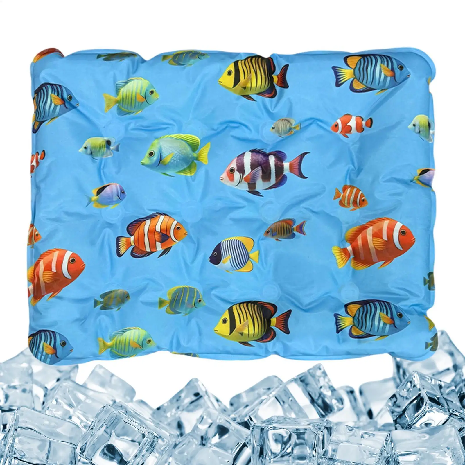 Pet Cooling Mat Washable Reusable Pet Pads Multipurpose Floor Mat For Cats And Dogs Summer Cooling Pad Self-Cooling Ice Pads_voghion.com