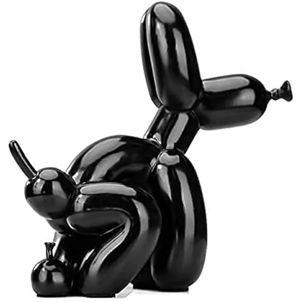 

Balloon Dog Statue Resin Sculpture Home Decor Modern Desk Office Home Decoration Accessories for Living Room Animal Figures