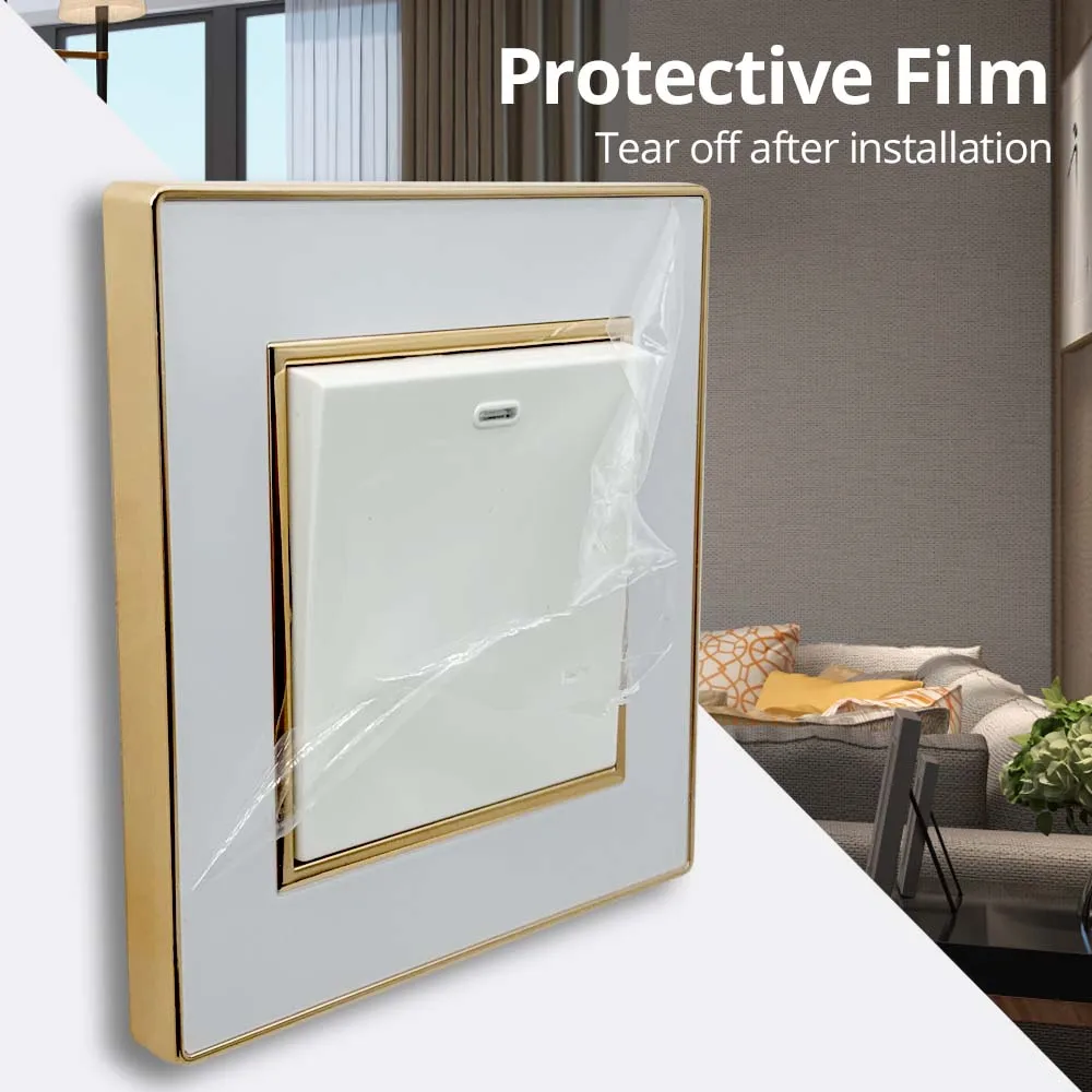 wallpad vertical 86172mm painel acrilico branco ouro 03