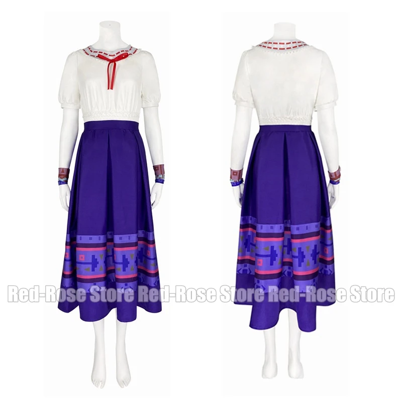 

Adult Luisa Madrigal Cosplay Costume Dress Outfits Halloween Carnival Suit