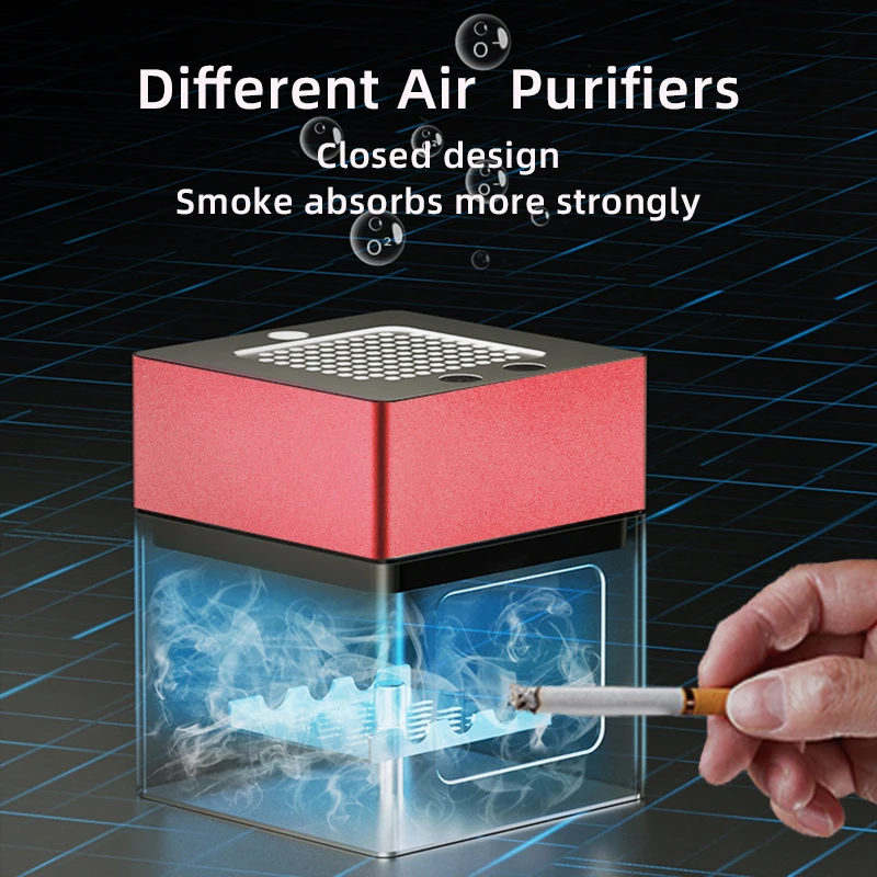 LonHomon AP078 Smart ashtray air purifier Home metal advanced sense living room office to remove the smell of second-hand smoke 2