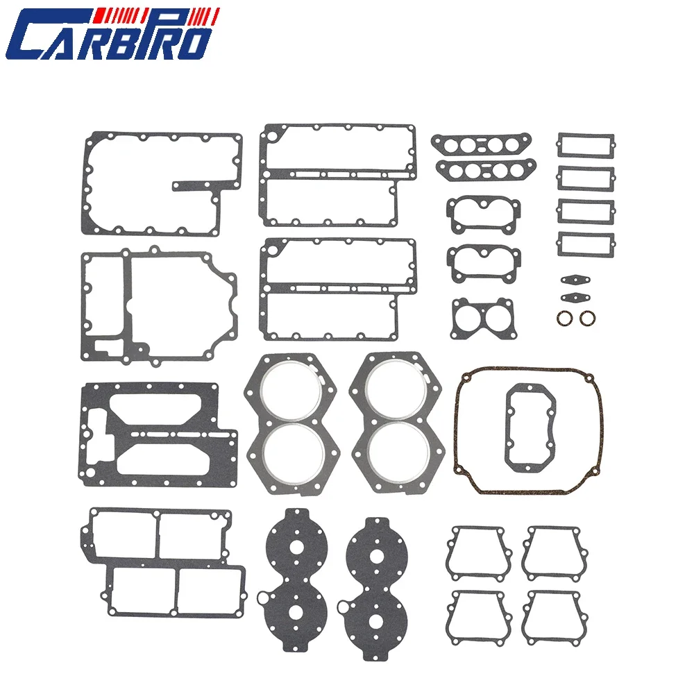 POWERHEAD HEAD GASKET SET for EVINRUDE JOHNSON 65 80 85 88 90 100 110 115 140 HP engine gasket set silicone ring silicone o ring rubber seal gaskets washer gasket kit engine gasket kit replacement gasket set nitrile rubber o ring
