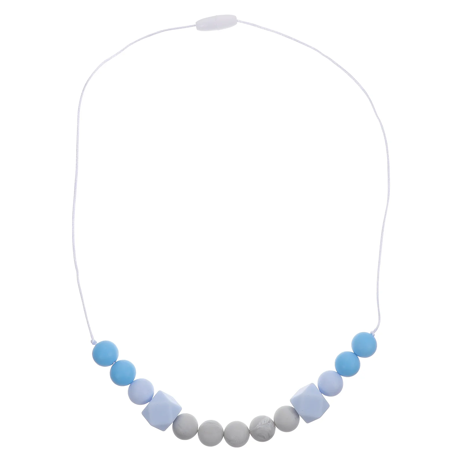 

Chew Necklace Kids Toy Contrast Teether Pendant Molar for Teething Nursing Babies Toys Child