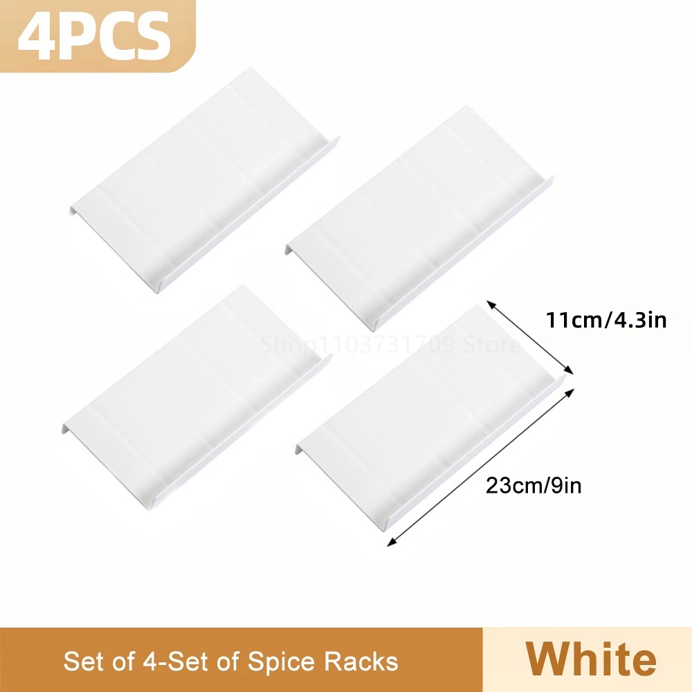 4 pieces white rack