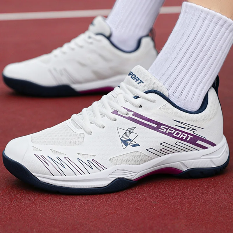 Hot Selling Men Badminton/tennis Shoes Professional Cushioning Comfort Outdoor Sneakers Anti Slip Rubber Walking Casual Shoes
