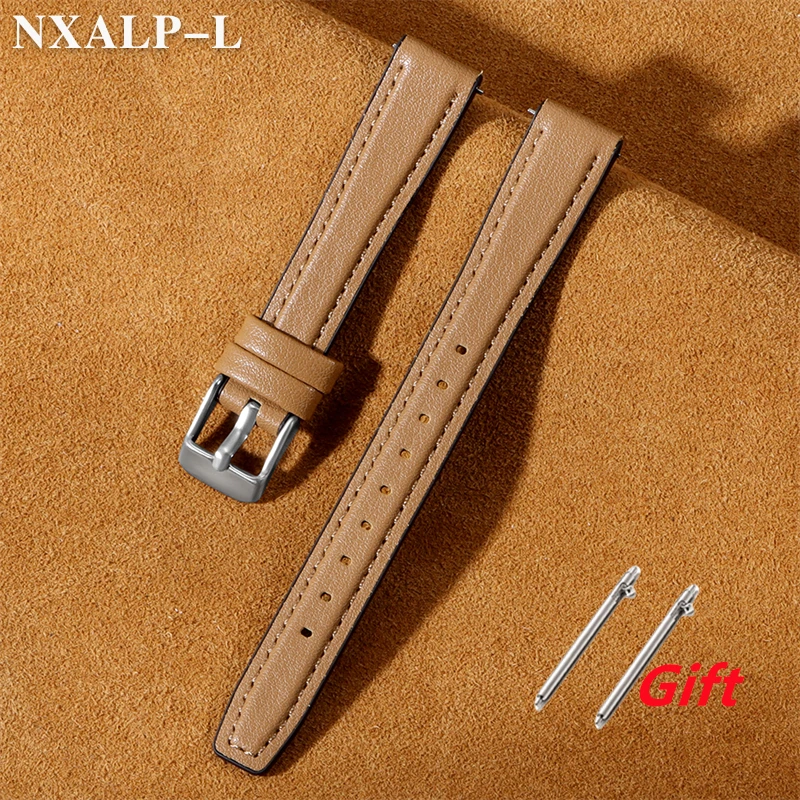 Elegant Silicone Leather Small Wristband - Women's Universal Watch Strap Accessory