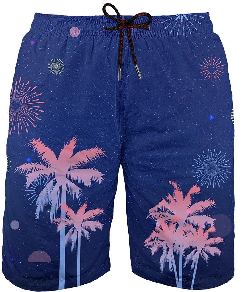 Summer Beach Art Man Swimsuit Men's Floral Board Shorts 3D Print Painting Swimwear Trunks Swimming Sports Mens Swim Wear Hawaii 6