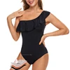 Women's Sexy Solid Menstrual Absorbent Swimsuit One-Piece Swimsuit Designed for Menstrual Period Physiological Swimsuit 4