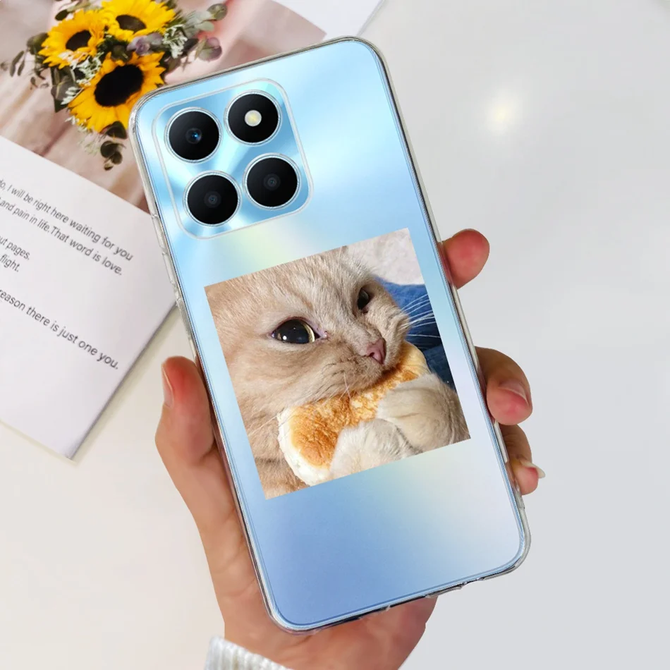 Elegant Pattern Soft Silicone TPU Phone Back Cover