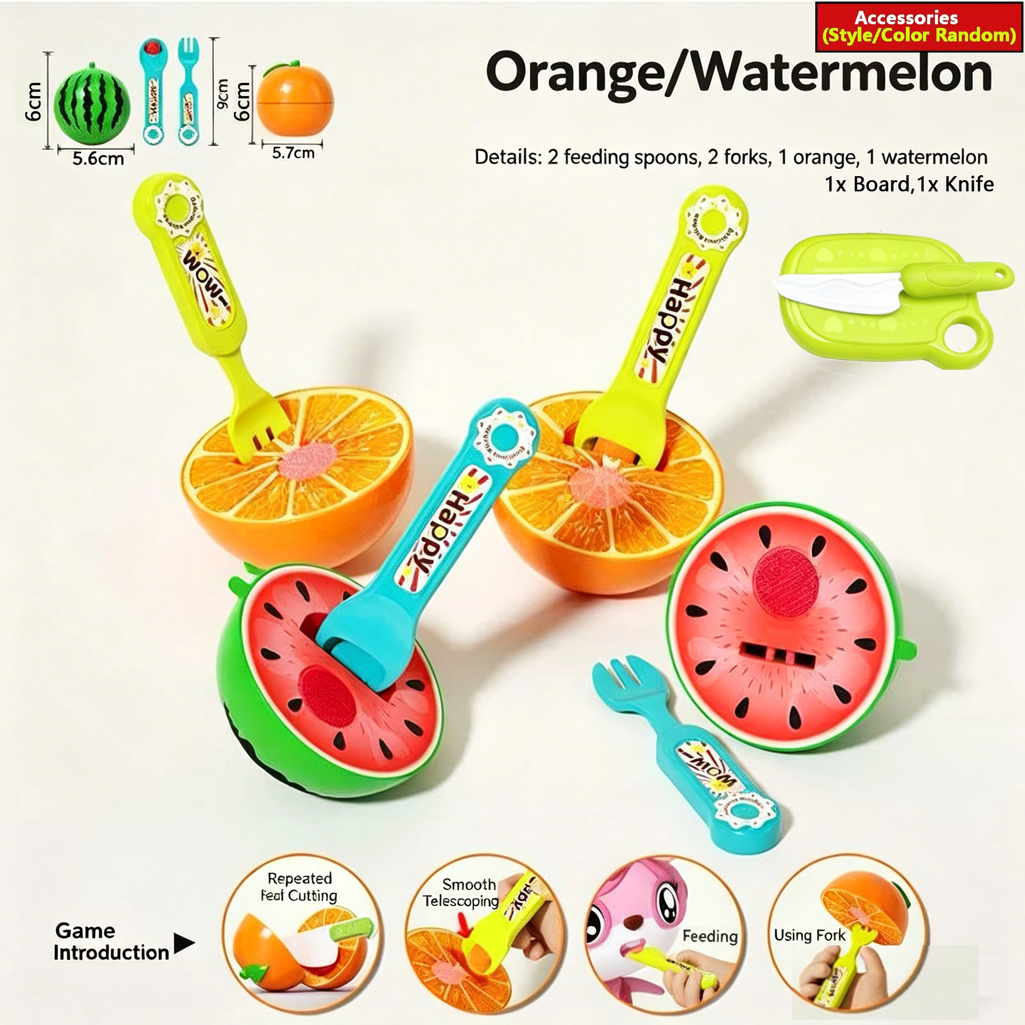 Children's Kitchen Playset - Interactive Role-Playing & Creative Fruit Cutting Toy