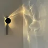 Water Ripple Rotating Wall light Luxury Rotatable Wall lamp for Bedroom Living Room Background Stairs Aisle Designer wall lamp 2
