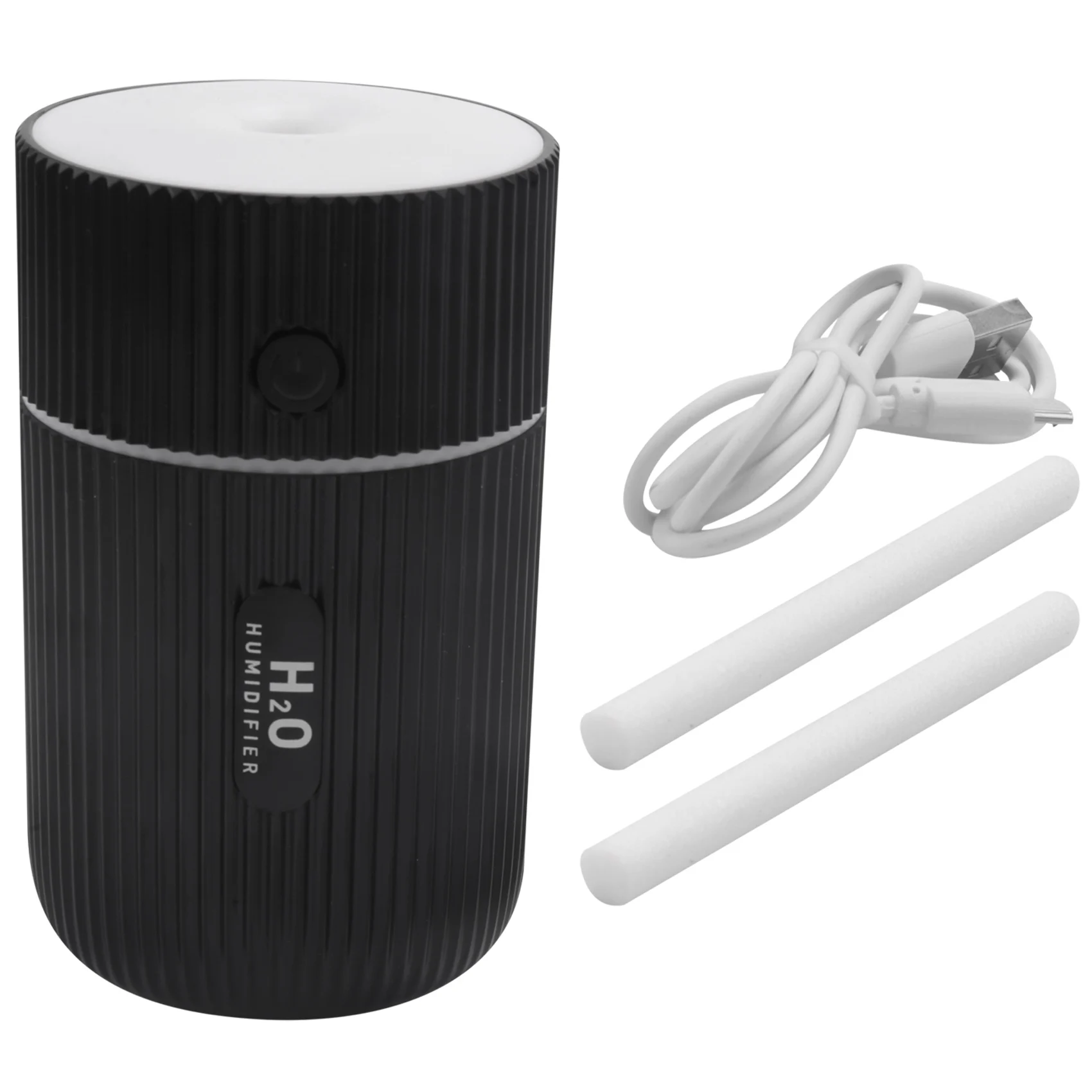 

Humidifier,Colorful Cool Mini USB Humidifier with 7 Colors Breath Lights,Automatic Shutdown,for Car,Office,Bedroom Black