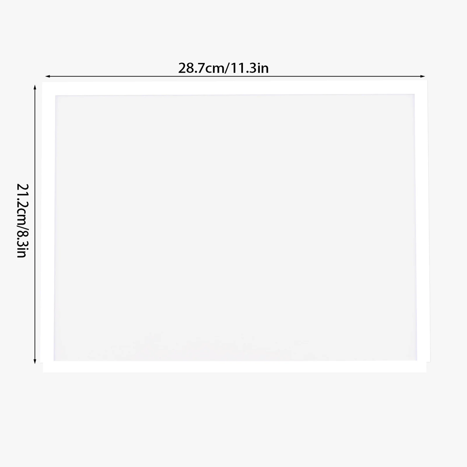 Magnetic File Frame Transparent PVC Document Display Frame for A4 Size Letter Paper Photo Picture Work Schedule Transparent PVC