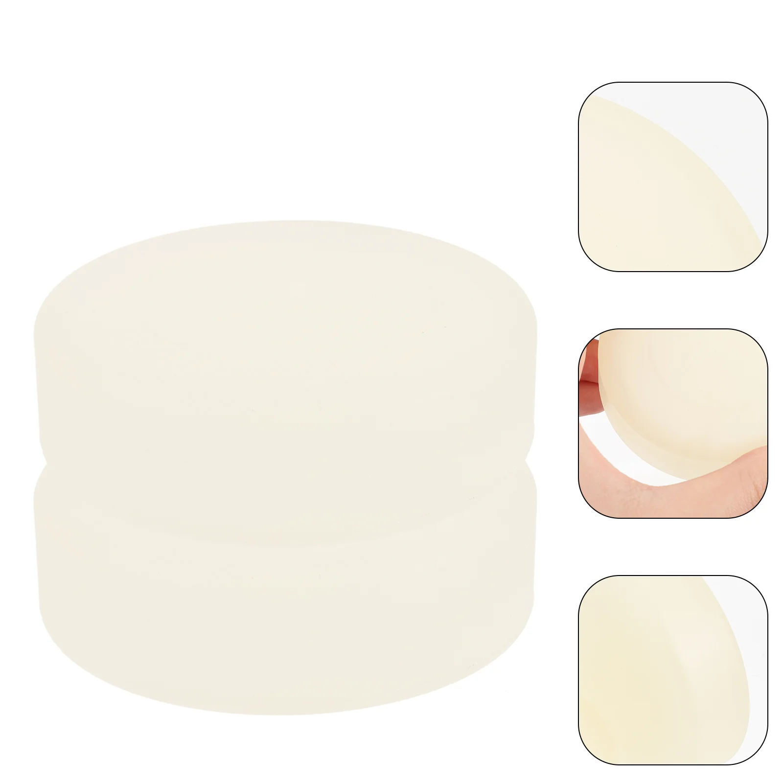 

2 Pcs Adjustable Luminous Ice Hockey Air Fittings Training Supplies Pvc Puck for Practicing