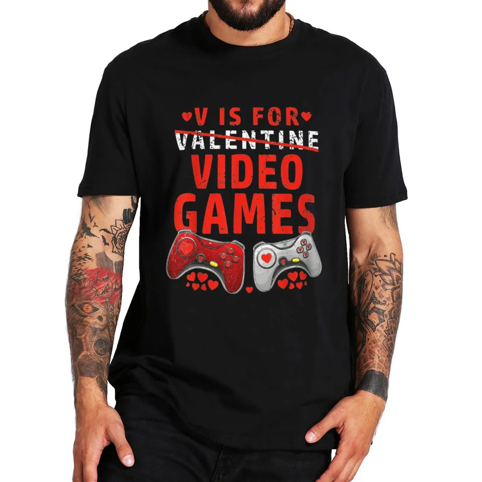 

Funny Video Games T Shirt Humor Valentines Jokes Game Lovers Tee Tops 100% Cotton Unisex Soft Casual T-shirt EU Size