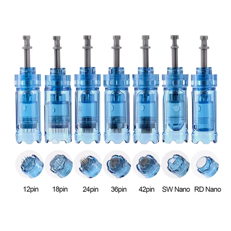 5/20pcs Dr Pen M8S Cartridge Needle 12/ 18 /24 /36 /42 Pin Nano Bayonet Cartridge Replacement Head For Dr. pen M8S /A8S /A11 microneedling needle cartridge microneedling cartridge bayonet needle