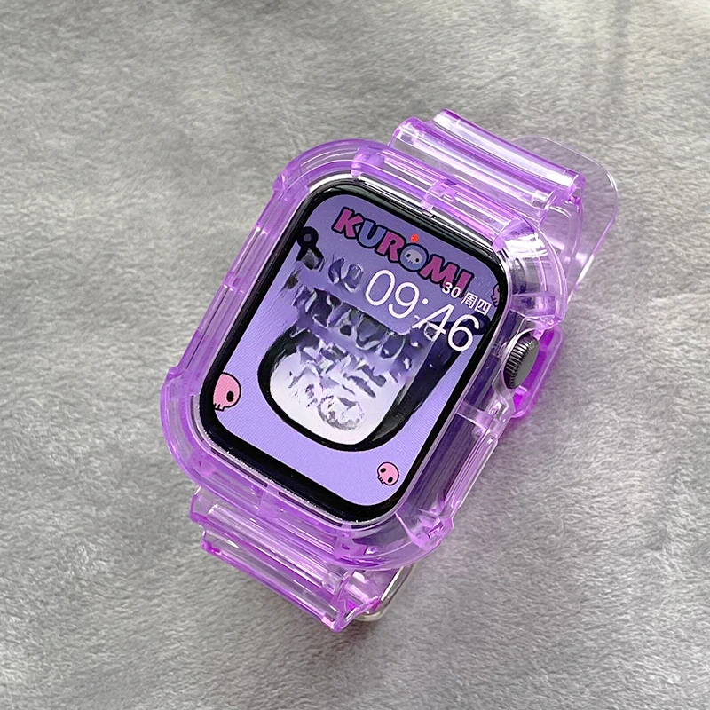 ตัวเลือกสินค้า สายใส + เคส Apple Watch โปร่งใส คุณภาพดี