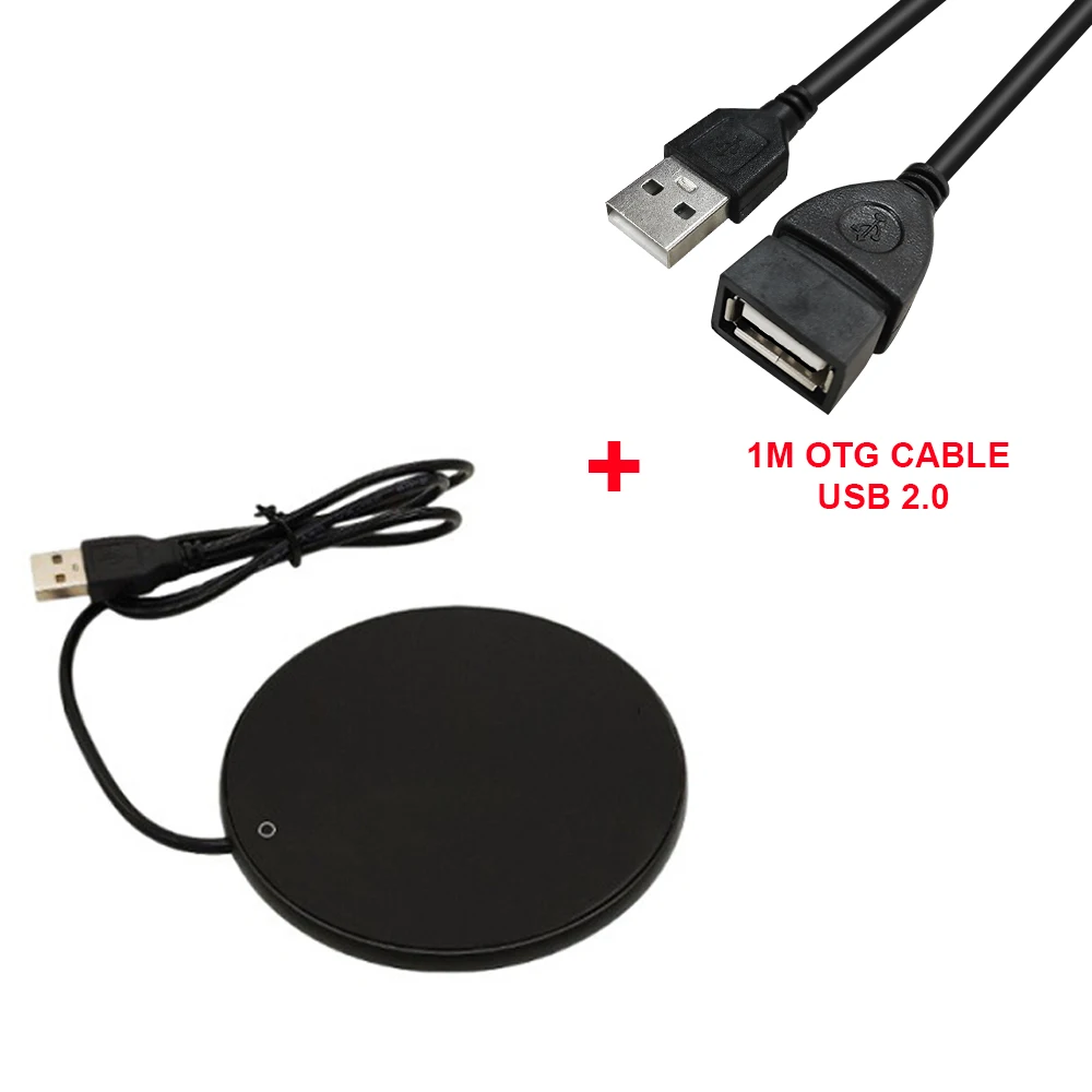 USB-Powered Electric Mug Warmer with Thermostatic Heating Pad