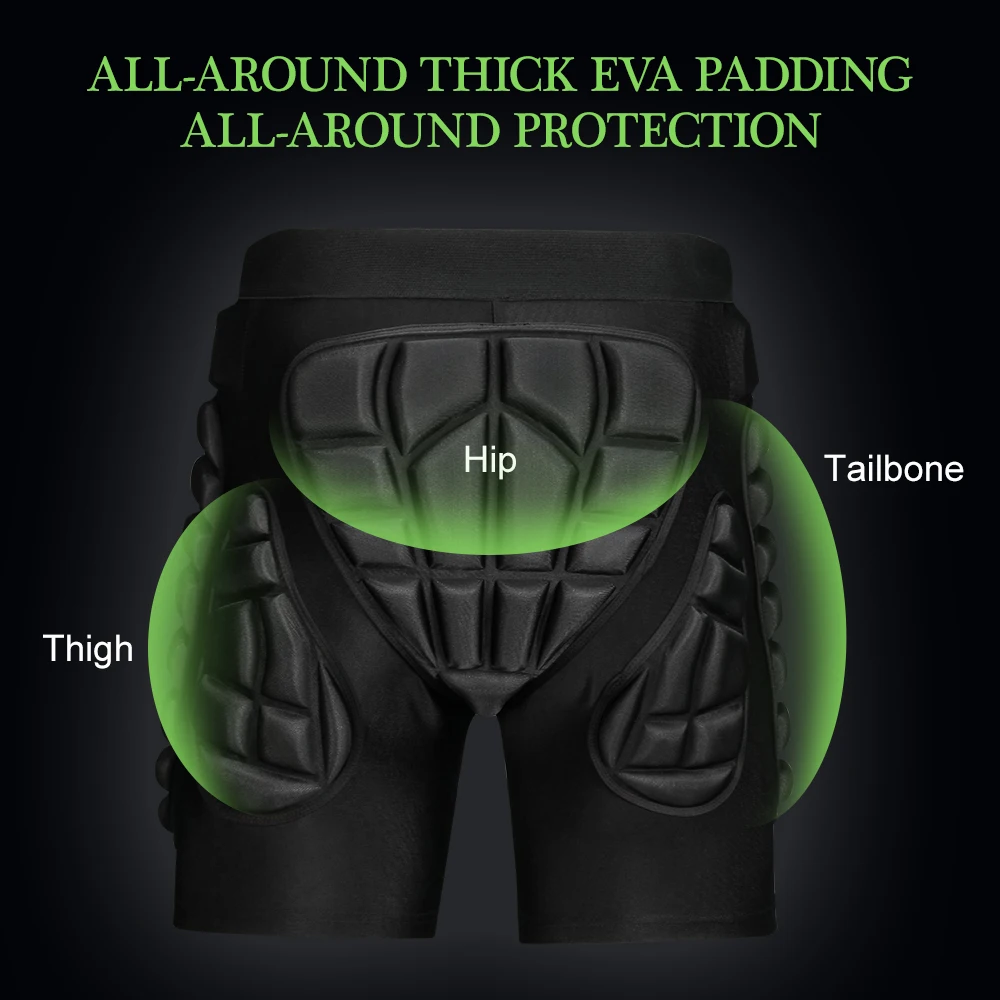 Hip Butt Protection Padded Shorts Armor Hip Protection Shorts Pad Snowboarding Skating Skiing Riding Gear
