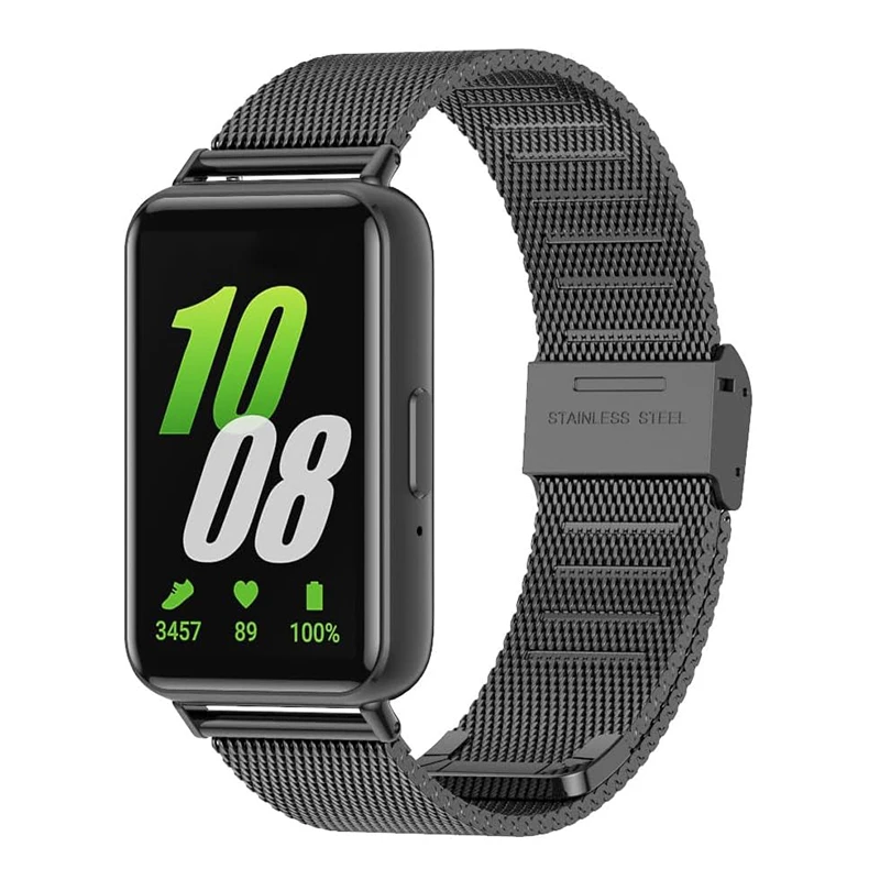 

Сетчатый Браслет премиум-класса для Samsung Galaxy Fit 3 R390, Миланская Петля из нержавеющей стали, браслет для Samsung Fit 3