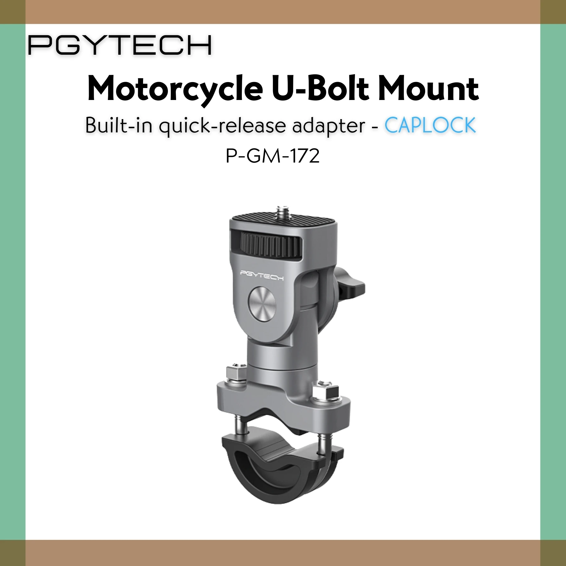 PGYTECH CapLock Super Clamp Mount, Aluminum Alloy Bracket