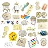1/3PC Kid Busy Board Parts Montessori DIY Accessoires Baby Early Educational Learning Skill Sensory Activity Board Cognition Toy 1