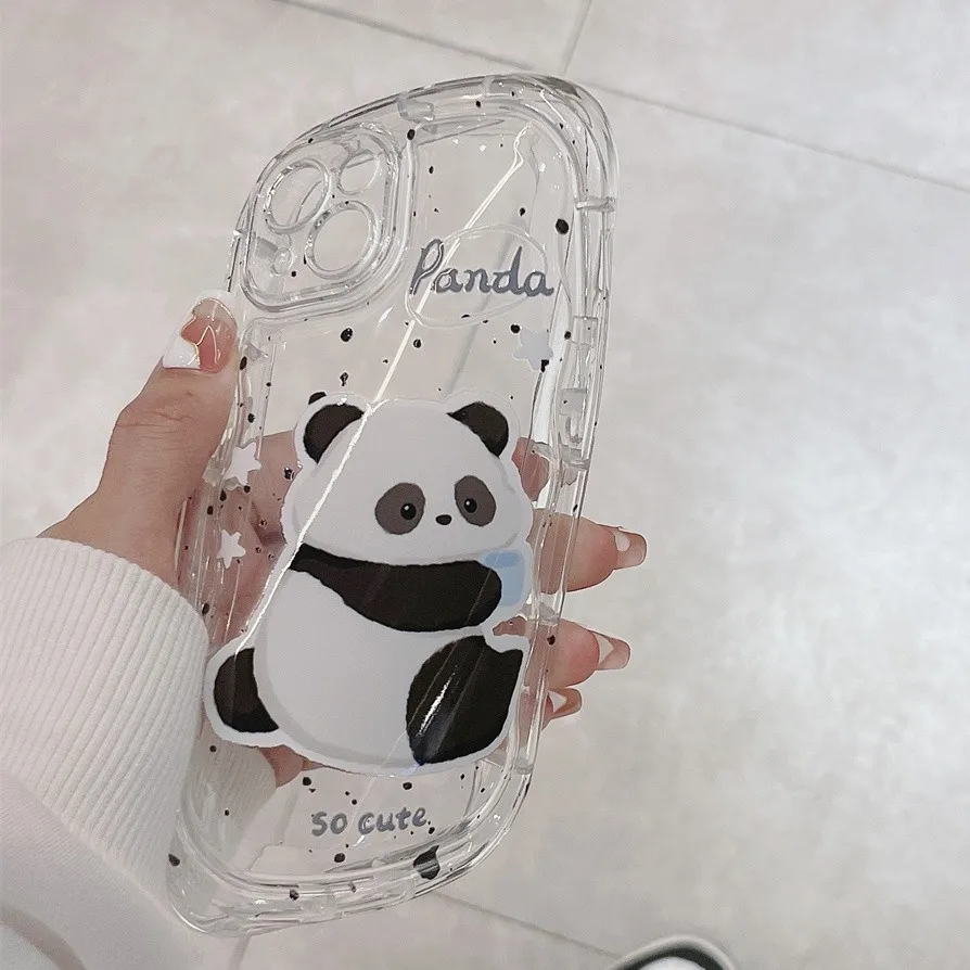 iPhone 13 Pro Max Panda Fantasy Robot Art - Animal Artwork Panda Case