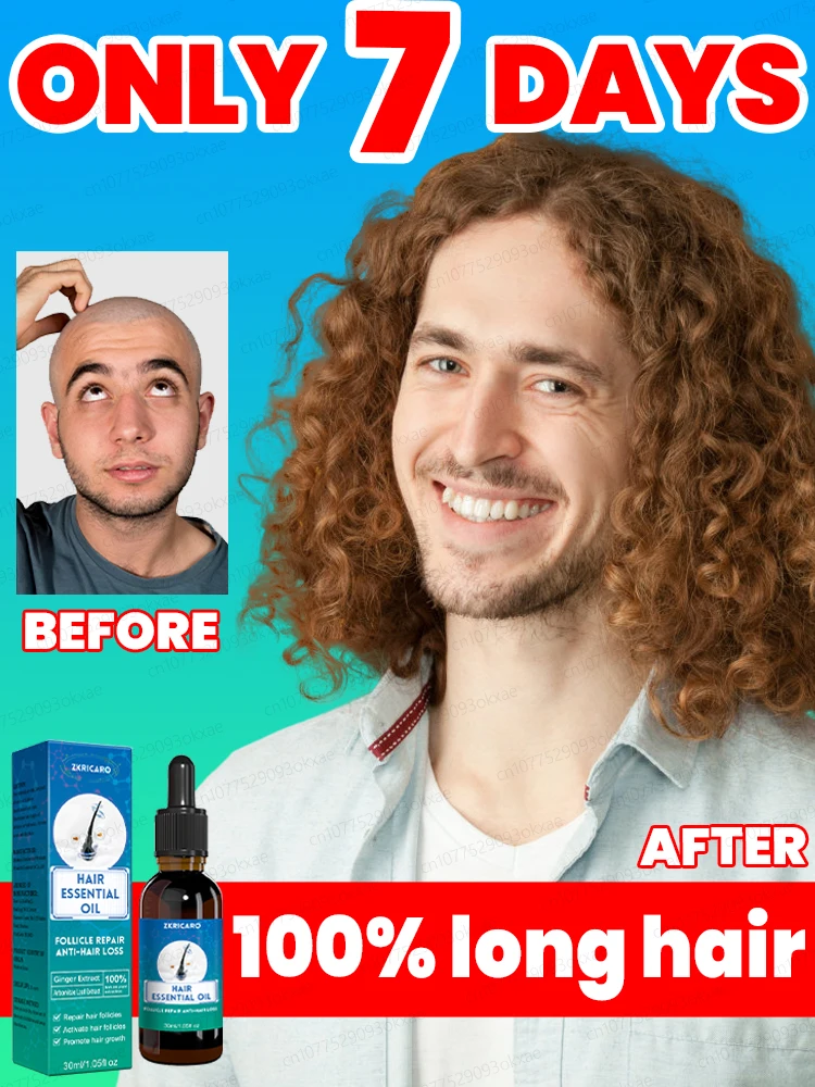 Rapid hair growth essential oil repair baldness grow new hair