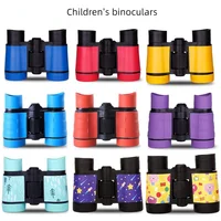 Children's Binoculars High Magnification High-definition Toys Science and Education, Educational Cartoon Outdoor 4X30 1