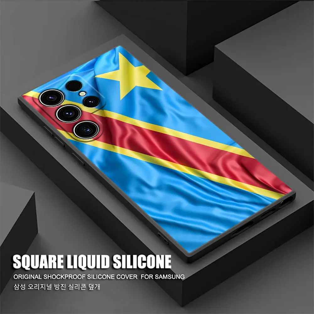 Democratic Republic of Congo Flag Silicone Phone Case