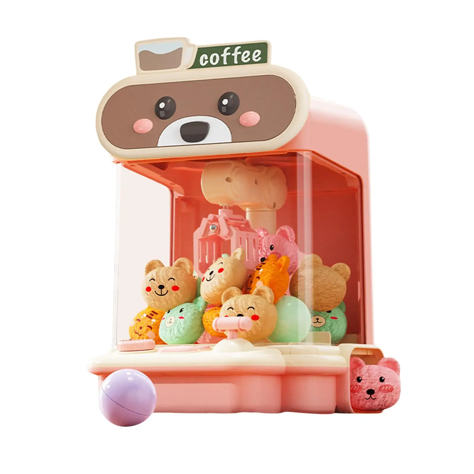 Electronic Claw Machine for 3 4 5 6 7 8 Year Old Vending Toy for 10 Dolls
