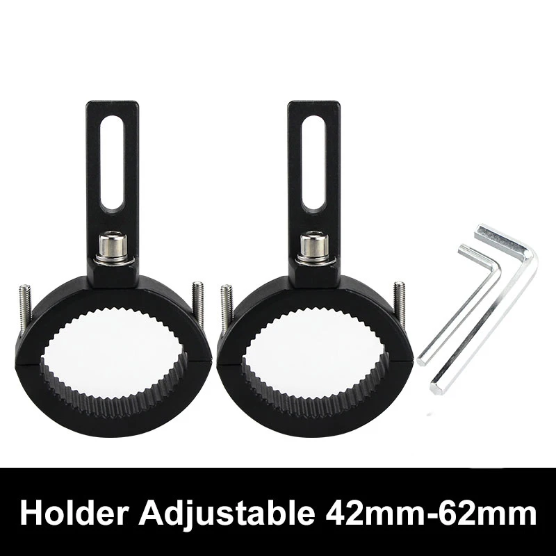 Motorcycle Headlight Holder Adjustable Universal Headlight Spotlight Mount Bracket Ear Chopper Headlamp Holder Motos Accesorios motorcycle light bracket motorcycle headlight clamp motorcycle headlight mount