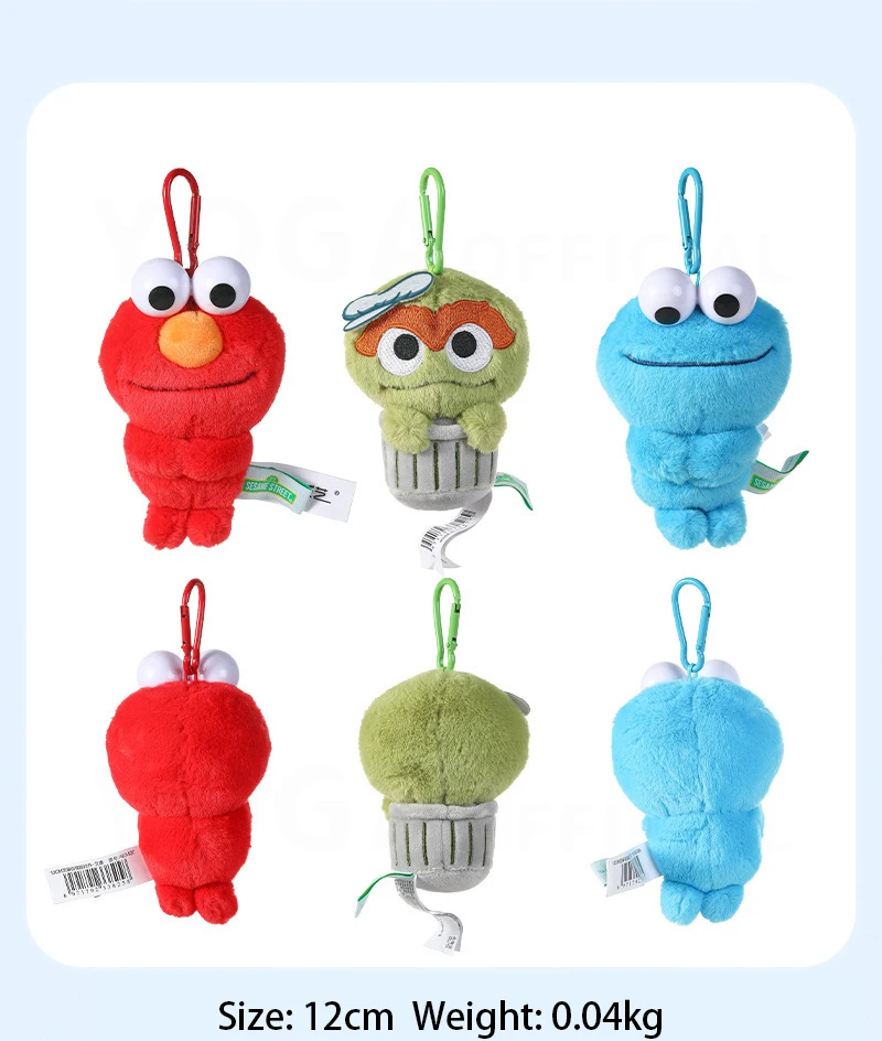 Emo Big Bird Sweetie Pie Monster Pelz Spielzeug Anhänger Schlüsselanhänger Kleiderbügel Dekoration Geschenktütenhänger – Detail 4