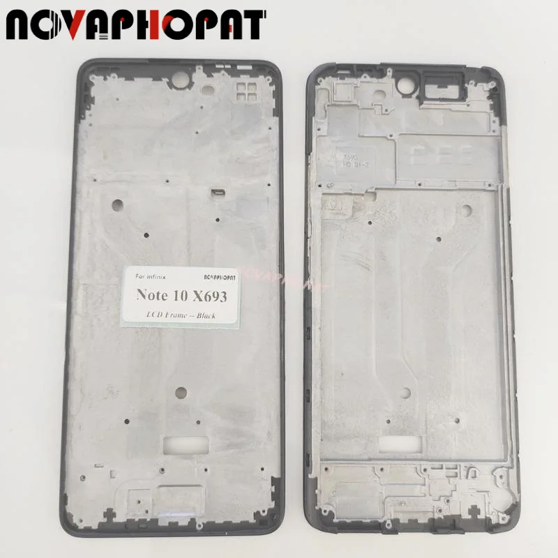 

Novaphopat LCD Frame Front Housing Cover Chassis Bezel For Infinix Note 10 X693 Front Cover