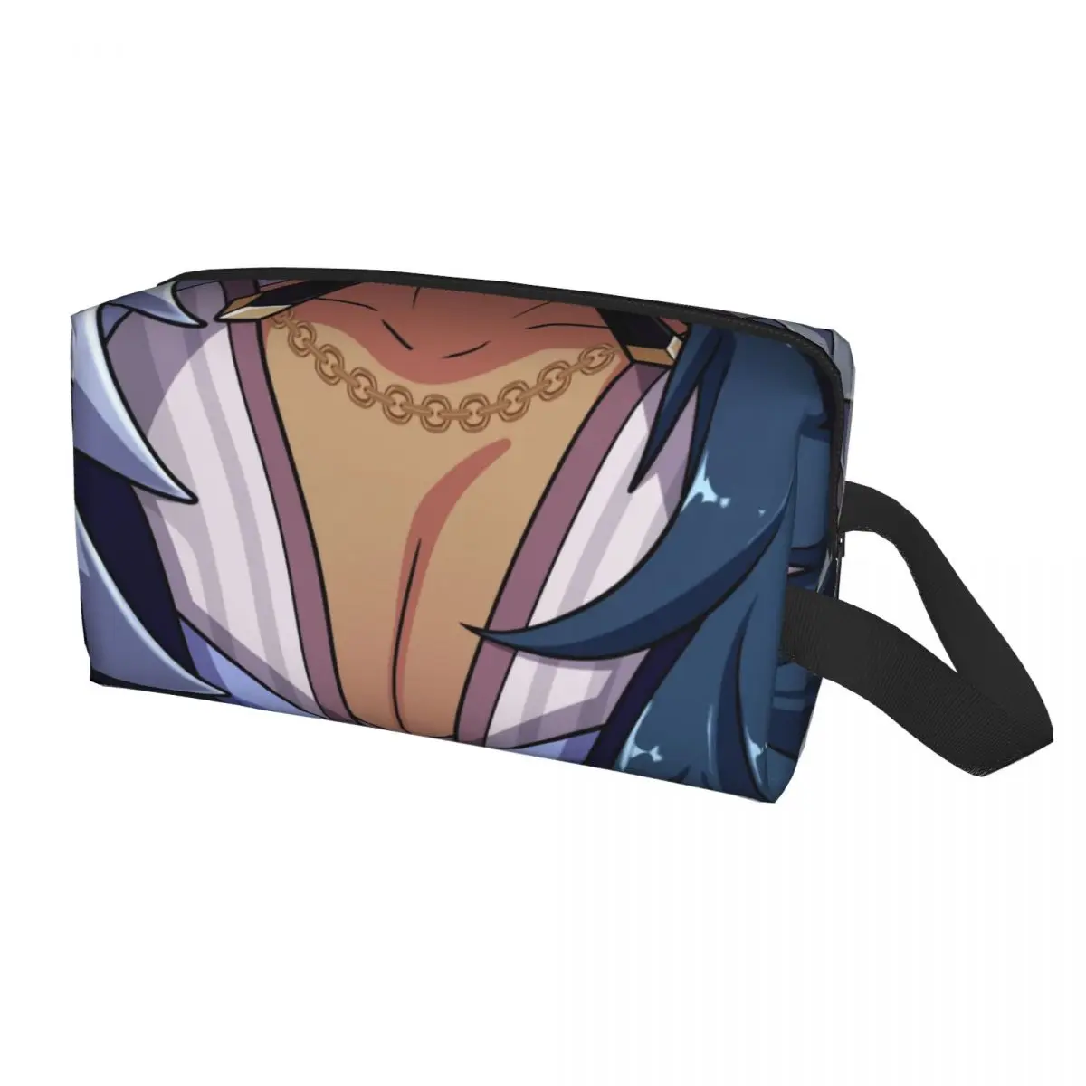 

Genshin Impact Kaeya Tiddies Travel Cosmetic Bag Women Anime Game Toiletry Makeup Organizer Ladies Beauty Storage Dopp Kit