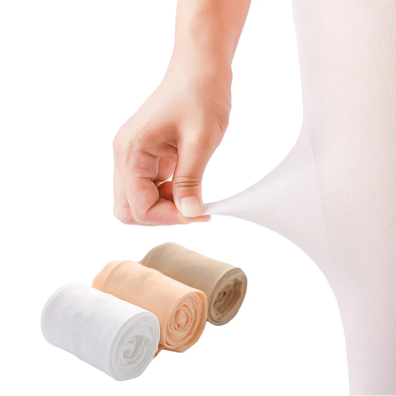Summer Girl's 60Den Thin Semitransparent Velvet Matte Stirrup Tights Footless Soft Tights For Children Daily Wear S-XXL/80-160cm kids pantyhose ballet tights toddler tights kids leggings