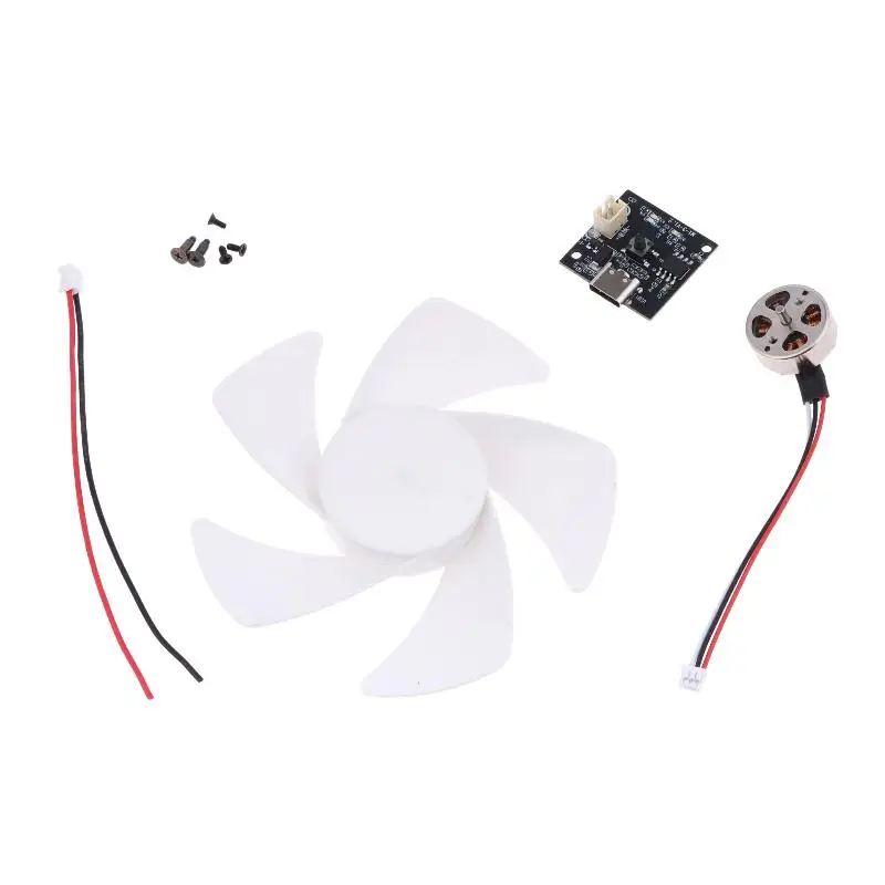 Kit Moteur Brushless 1503 + Hélice 6cm DIY Ventilateur USB Type-C