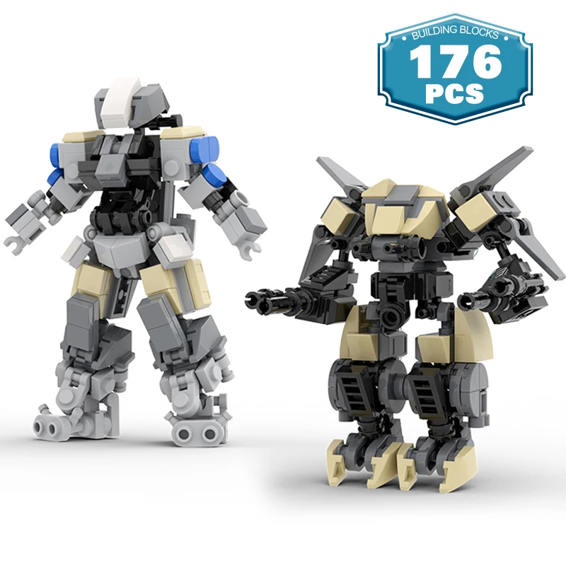 

Механизированная экшн-фигурка MOC, робот, строительная игрушка для мальчиков