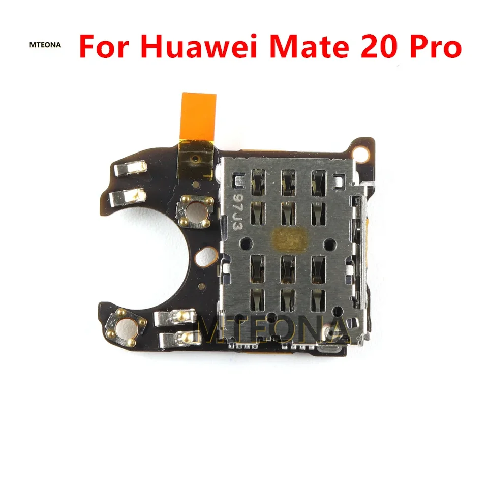 Huawei Mate 20 pro用のフレックスケーブル,マイク付きSIMカード