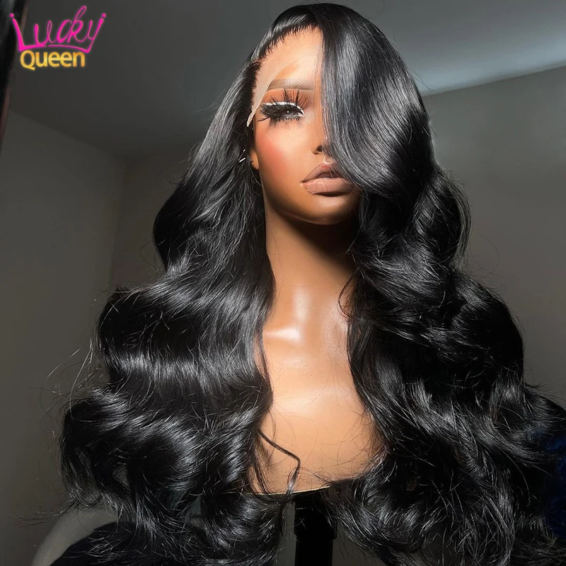 Brown Blonde Body Wave Human Hair 13X4 Lace Front Wig Pre Plucked 13X6 Transparent Lace Frontal Highlight Ash Blonde Wavy Wig