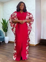Robes africaines élégantes personnalisées pour femmes musulmanes broderie Boubou Robe Dashiki afrique vêtements Ankara tenue Robe de soirée avec 4