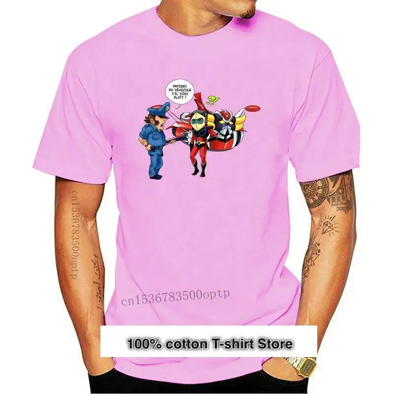 Nuevo 2021 T Camisa De Los Hombres Manga Parodia Goldorak