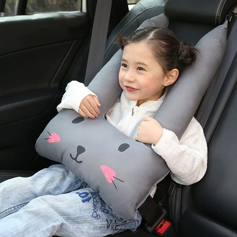 Baby Safety Strap Cartoon Car Sefety Seat Car Seat Belts Pillow Protect Child soft belt Shoulder Safe Fit Belt