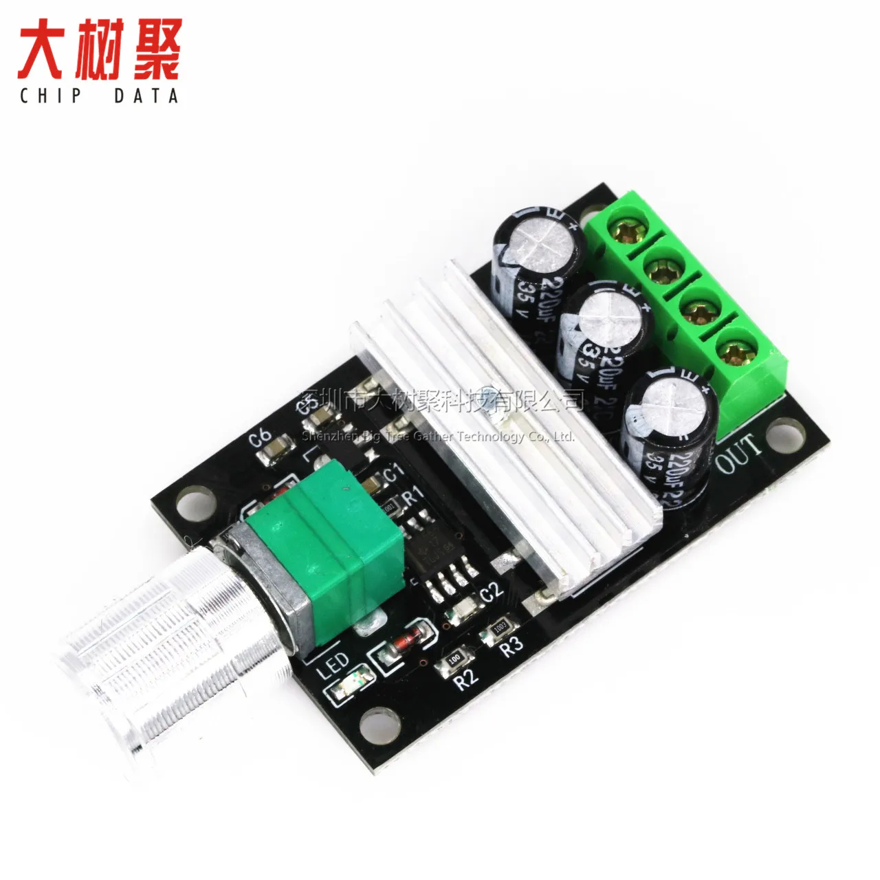 

PWM DC Motor Governor 6V12V24V28V 3A Speed Regulation Switch 1203BK