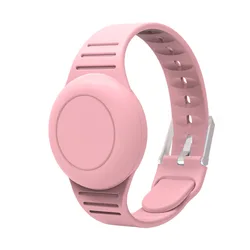 Luminous Silicone Kids Wristband GPS Tracker Holder - Waterproof Bracelet (P)